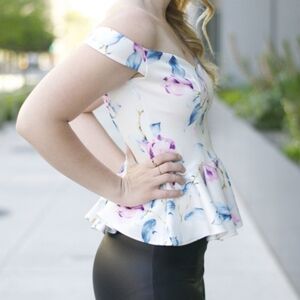 Peplum ASOS top